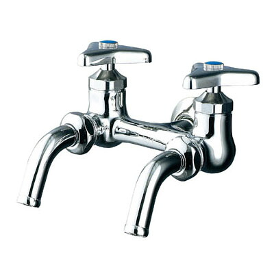 二口吐水回転水栓 ※取寄品 KVK K112