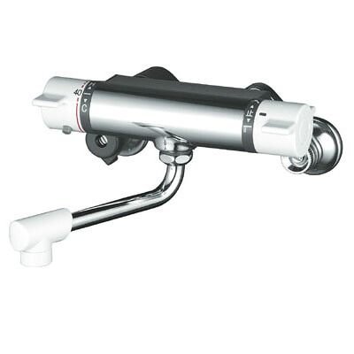 寒 サーモスタット混合栓 240mmパイプ付き ※取寄品 KVK KM800WR2 ｜大工道具・金物の専門通販アルデ