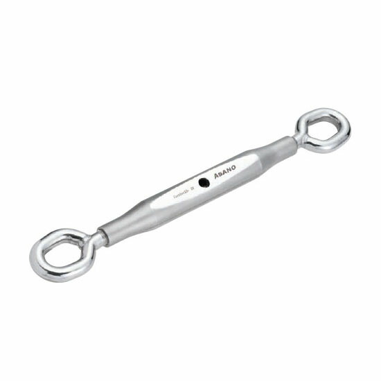 パイプターンバックルA型 16mm オーフ 特殊ステンレス 取寄品 浅野金属工業 AK13411 ( 耐食性 強度 ドライバー モンキーレンチ 工具 ターンバックル 連結金具 )