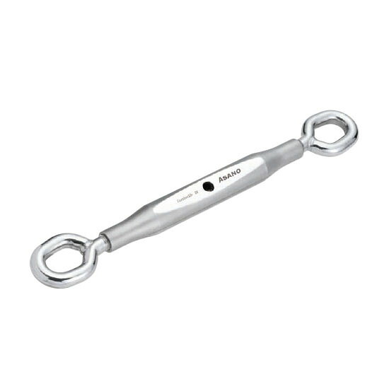 パイプターンバックルA型 19mm オーフ 特殊ステンレス 取寄品 浅野金属工業 AK13412 ( 耐食性 強度 ドライバー モンキーレンチ 工具 ターンバックル 連結金具 )