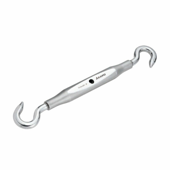 パイプターンバックルA型 16mm ハッカー 特殊ステンレス 取寄品 浅野金属工業 AK13421 ( 耐食性 強度 ドライバー モンキーレンチ 工具 ターンバックル 連結金具 ) 11,325円