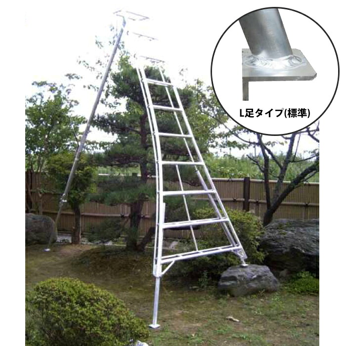 アルミ三脚 標準型 三点スライド E・3型 L足タイプ(標準) 10尺 受注生産品 メーカー直送 個人宅不可 ミツル 10E3L