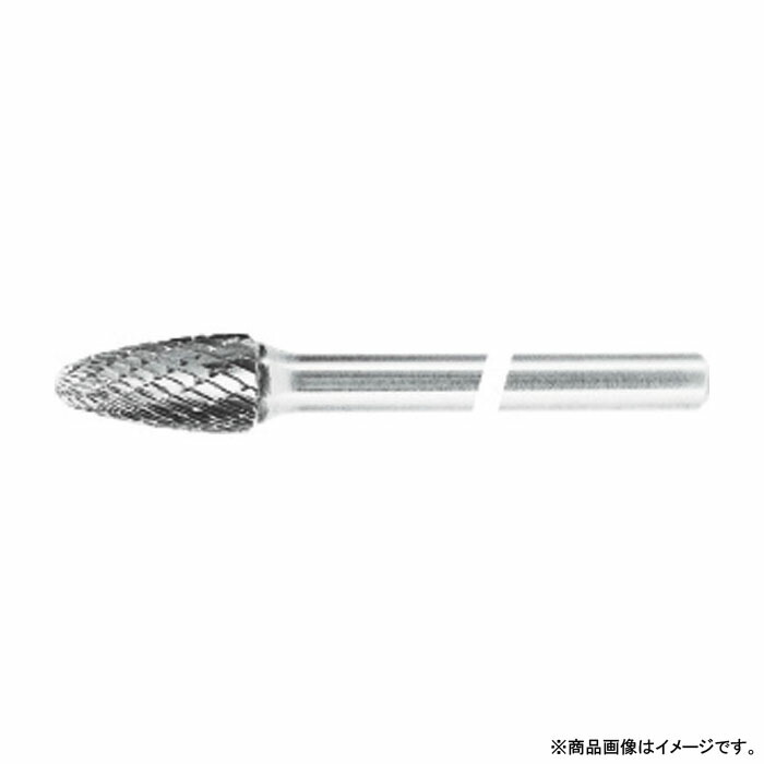 スーパー超硬バー ロングシャンク径6mm 砲弾型 全長175×刃長25mm 取寄品 スーパーツール SB3C05L