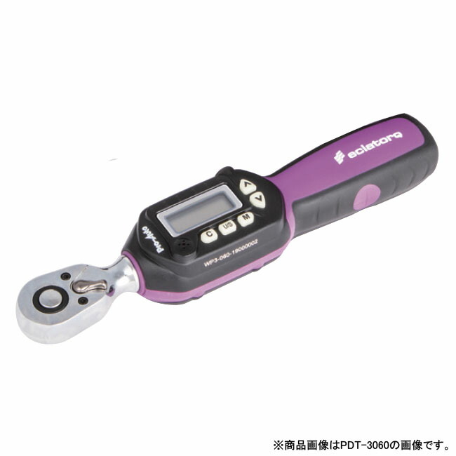 デジタルトルクレンチ 差込角6.35mm 全長221mm 取寄品 SEK(スエカゲ) PDT-2030 (デジタル表示 高精度 締め付け 作業 簡単 操作)