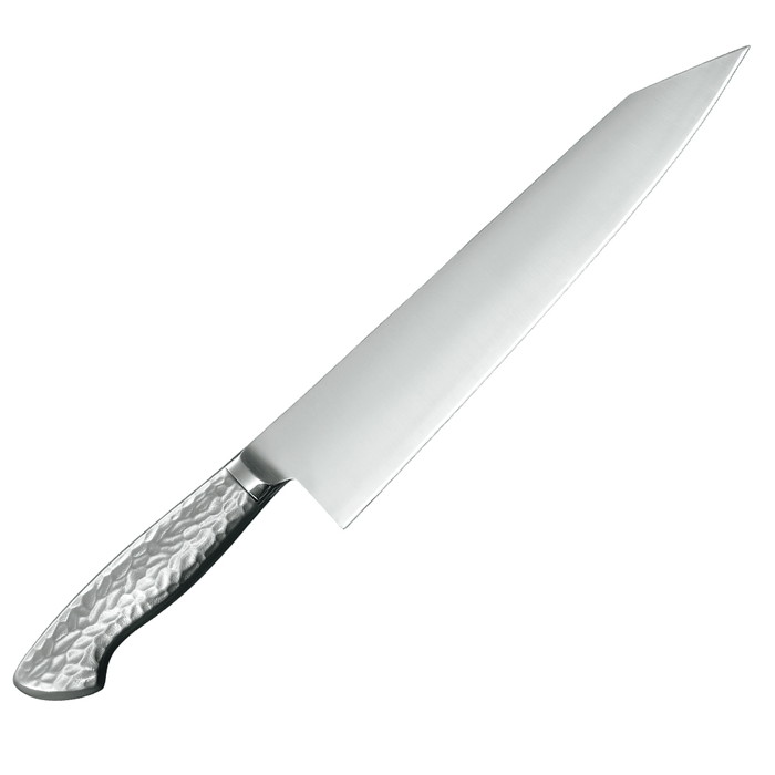 竜神 高級料理用包丁 文化型牛刀 240mm 取寄品 大真産業 RM-BK240 (燕三条 匠の技 鍛造 モリブデンバナジウム鋼 国産 日本製 強い 軽い 鎌倉彫柄)|大工道具・金物の専門通販アルデ