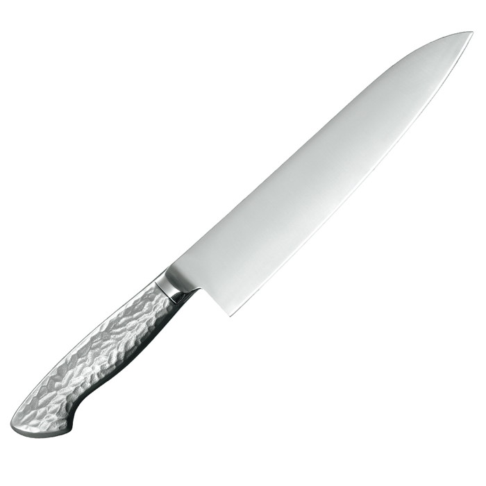 竜神 高級料理用包丁 牛刀 210mm 取寄品 大真産業 RM-GT210 (燕三条 匠の技 鍛造 モリブデンバナジウム鋼 国産 日本製 強い 軽い 鎌倉彫柄)