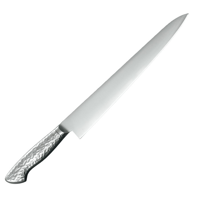 竜神 高級料理用包丁 筋引 270mm 取寄品 大真産業 RM-SJ270 (燕三条 匠の技 鍛造 モリブデンバナジウム鋼 国産 日本製 強い 軽い 鎌倉彫柄)