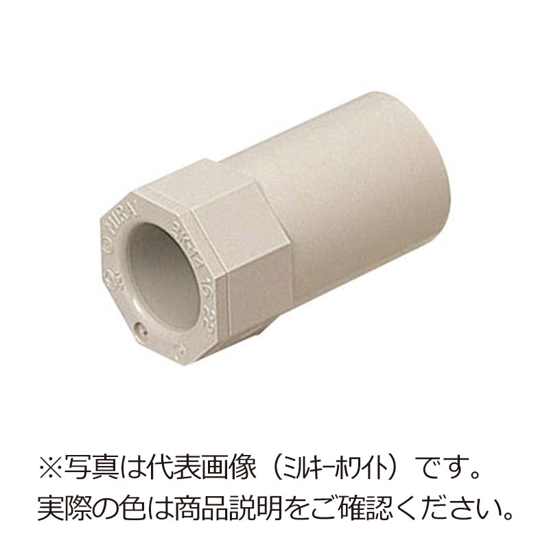 2号コネクタ 適合管VE42 ライトブラウン (20個価格) 未来工業(MIRAI) 2K-42LB
