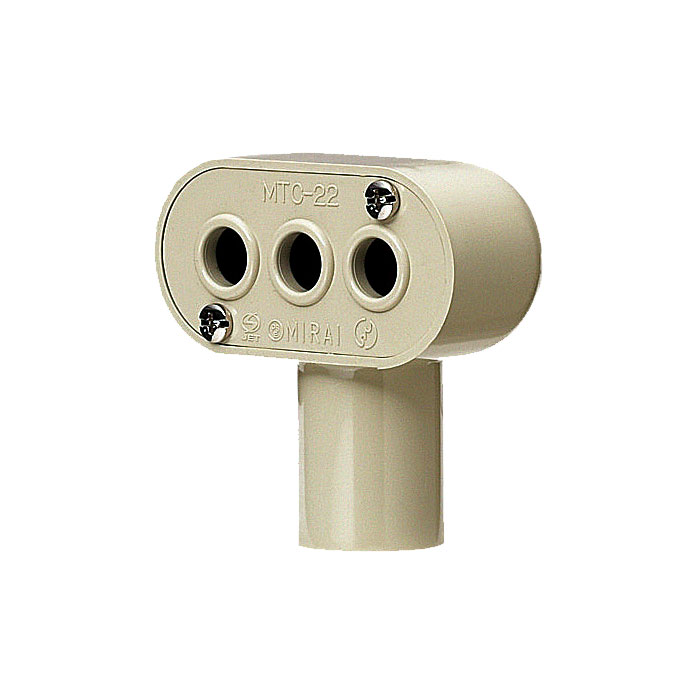 ターミナルキャップ 適合管VE42 ベージュ (10個価格) 未来工業(MIRAI) MTC-42J