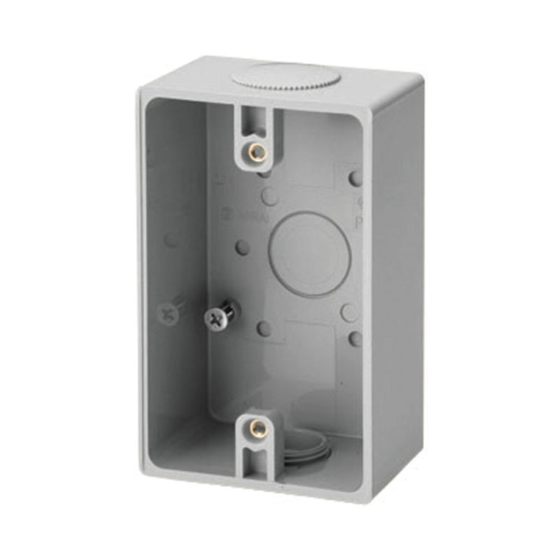 楽天市場】1ヶ用 露出スイッチボックス(ブランクタイプ)ミルキー