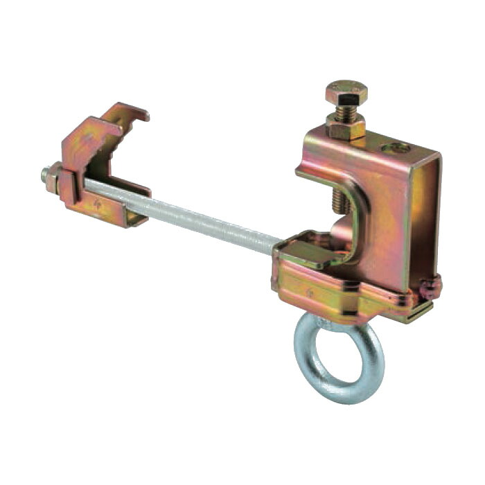 形鋼金具(アイボルト付) H型鋼用 高強度タイプ 10個 取寄品 未来工業(MIRAI) SGMKY ( ケーブルラック ミラックラダー取付用 ワイヤー支持具 取付金具 )|大工道具・金物の専門通販アルデ