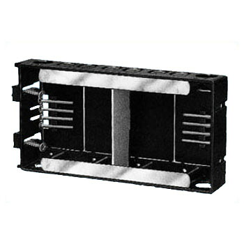台付スライドボックス(4ヶ用セパレータ付・標準品36mm) (20個価格) 未来工業(MIRAI) SB-4W |大工道具・金物の専門通販アルデ
