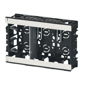 磁石なしEGスライドボックス(3ヶ用セパレーター付・標準品36mm) (20個価格) 未来工業(MIRAI) SBE-3WO