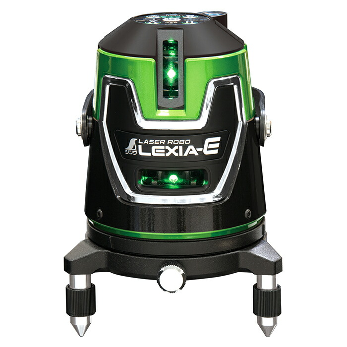 レーザーロボ LEXIA-E21 グリーン 取寄品 シンワ 70881 ( シンワ測定 墨出し 水平出し 地墨 高出力 長時間 ラインメモリー 電源 USBType-C 回転台 防じん 防水 )