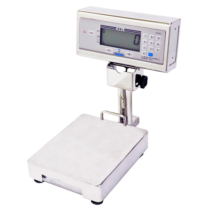 防水型卓上デジタル台はかり 検定外品 ひょう量6kg 目量1g メーカー直送 代引不可 大和製衡(ヤマト) DP-6601N-6 (Yamato 防塵 防水 定量機能 食品 パック詰め作業 日本製)|大工道具・金物の専門通販アルデ