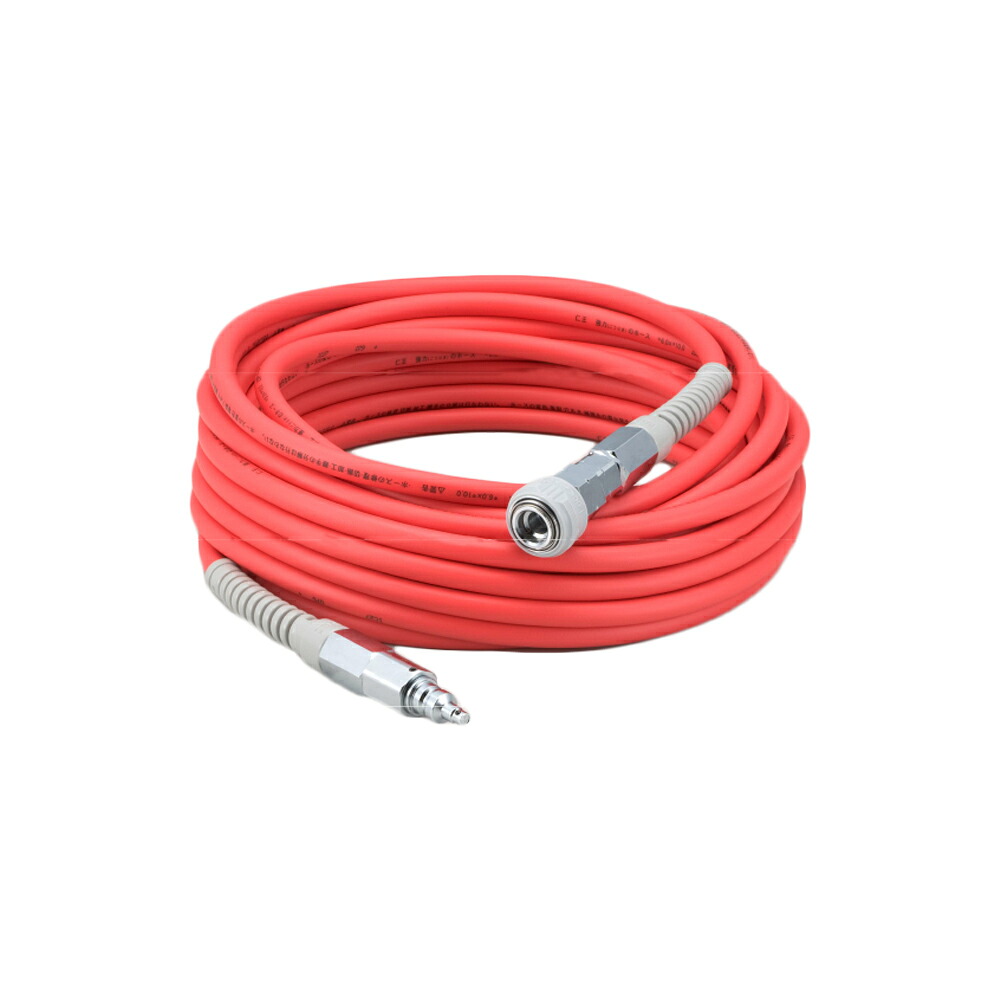 仁王 強力(ごうりき)のホース レッド 15ｍ (φ6.0xφ10.0) 高圧用 宇都宮製作所 NG-15DR