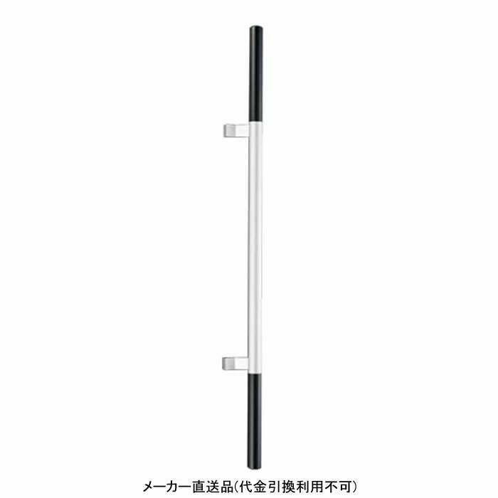 ドアハンドル ステンレスマット ブラック/シルバー 直送 代引不可 神栄ホームクリエイト FHC1220M-SL-800 ( ステンレス 抗菌 バイオコート )