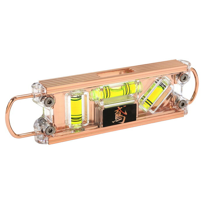 鳶レベルPRO ピンクゴールド 緑 取寄品 新潟精機 ED-TBPPGG ( 新潟SK PMSシリーズ 水平器 EBISU エビス 磁石付 建設現場 )