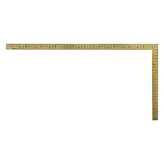 金鷲 金曲尺 50cm 快段目盛 厚手広巾 取寄品 新潟精機 GMT-50CKD ( 新潟SK PMSシリーズ 日本製 業物 曲尺 )