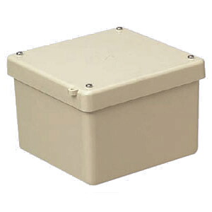 FRP製防水強化プールボックス(カブセ蓋)150×150×100mm ベージュ (5個価格) 未来工業(MIRAI) FRP-1510B