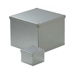 防水ステンレスプールボックス(カブセ蓋・アース端子付) 207×150mm (1個価格) 受注生産品 未来工業(MIRAI) SUP-2015BE