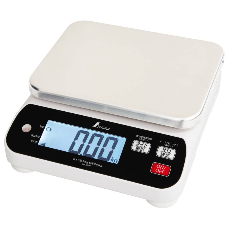 デジタルはかり WP 防塵防水 取引証明以外用 30kg 取寄品 シンワ 70041 ( 測定 測り 計測 点検 )