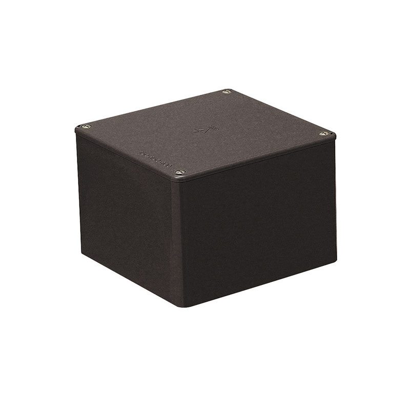 正方形プールボックス(ノック無)100×100×75mm チョコレート (10個価格) 未来工業(MIRAI) PVP-1007T