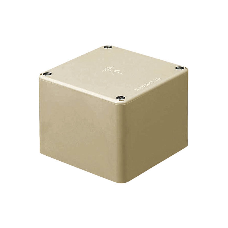 正方形プールボックス(ノック無)400×400×200mm ベージュ (1個価格) 未来工業(MIRAI) PVP-4020J