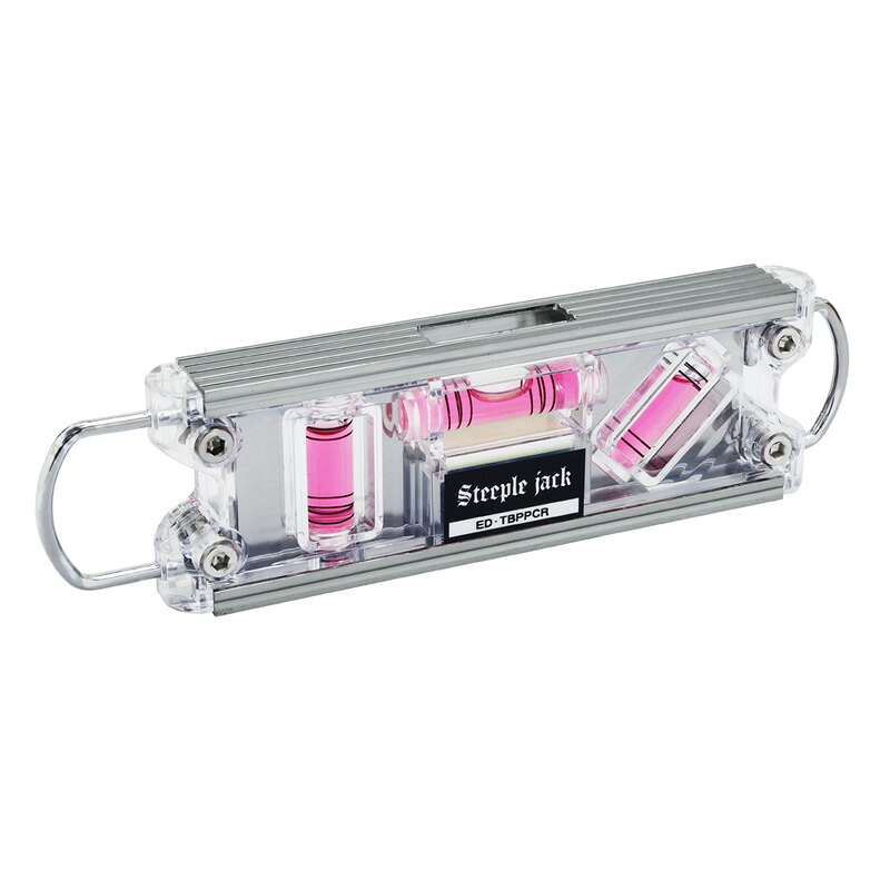 鳶レベルPRO パールコバルト レッド 取寄品 新潟精機 ED-TBPPCR ( 新潟SK PMSシリーズ スワオメッキ 水平器 EBISU エビス )