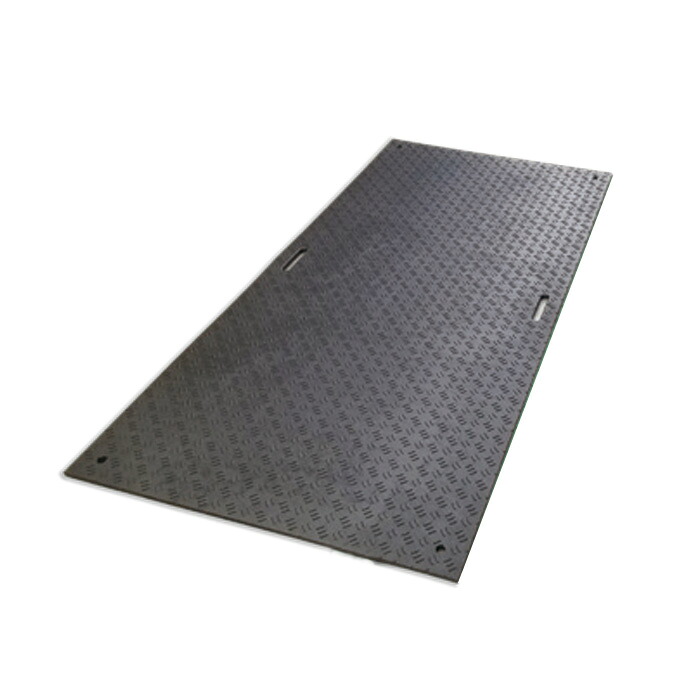 Wボード4x8尺 1219x2438x15mm 片面凸 (黒)(持手穴2)(10枚価格) ※直送 個人宅不可 ウッドプラスチック B1224-15-BK-M2K4