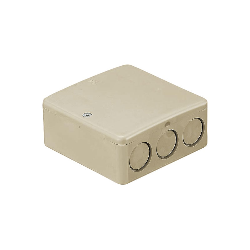 PVKボックス(Fタイプ・浅型・ノック付)ベージュ PVK-AFN1J (50個価格) 未来工業(MIRAI) PVK-AFN1J 15,852円
