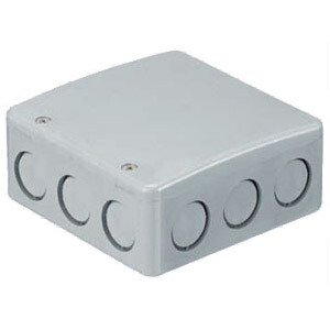 PVKボックス(Fタイプ・深型・ノック付)ベージュ PVK-BLFN1J (20個価格) 未来工業(MIRAI) PVK-BLFN1J