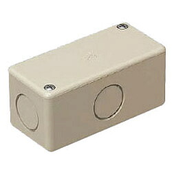 ユニバーサルボックス(ノック付)ベージュ (10個価格) 未来工業(MIRAI) PVU-28J