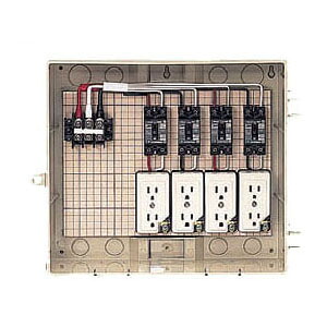 屋外電力用仮設ボックス(ベージュ色)感度電流15mA (1個価格) 未来工業(MIRAI) 13-4CTBT ｜大工道具・金物の専門通販アルデ