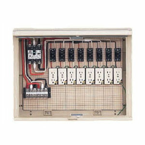 屋外電力用仮設ボックス(ベージュ色)感度電流30mA (1個価格) 未来工業(MIRAI) 17A-8C6TW