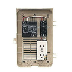 屋外電力用仮設ボックス(ベージュ色)感度電流15mA (1個価格) 未来工業(MIRAI) 2-1CT |大工道具・金物の専門通販アルデ
