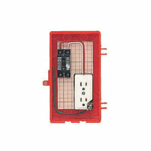 屋外電力用仮設ボックス(赤色)感度電流15mA RB-1AT (1個価格) 未来工業(MIRAI) RB-1AT |大工道具・金物の専門通販アルデ