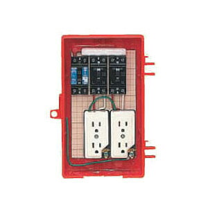屋外電力用仮設ボックス(赤色)感度電流15mA RB-2AT (1個価格) 未来工業(MIRAI) RB-2AT ｜大工道具・金物の専門通販アルデ