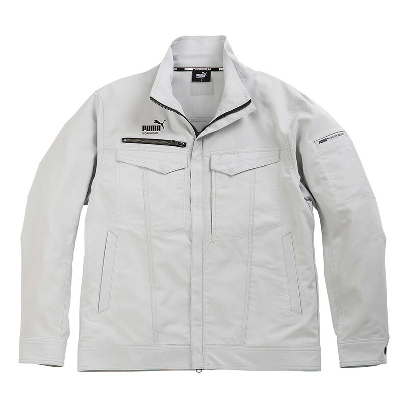 ワークジャケット シルバー Sサイズ 取寄品 PUMA WORKWEAR(プーマワークウェア PW-4021N