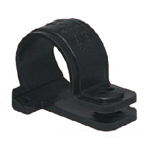 SV片サドル 適合径25.5～28mm 黒 (350個価格) 未来工業(MIRAI) KT-30