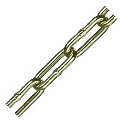 アルミカラーチェーン(レモンイエロー)線径8×内長38×内巾12mm 1巻30m価格 水本機械 AL-8CY