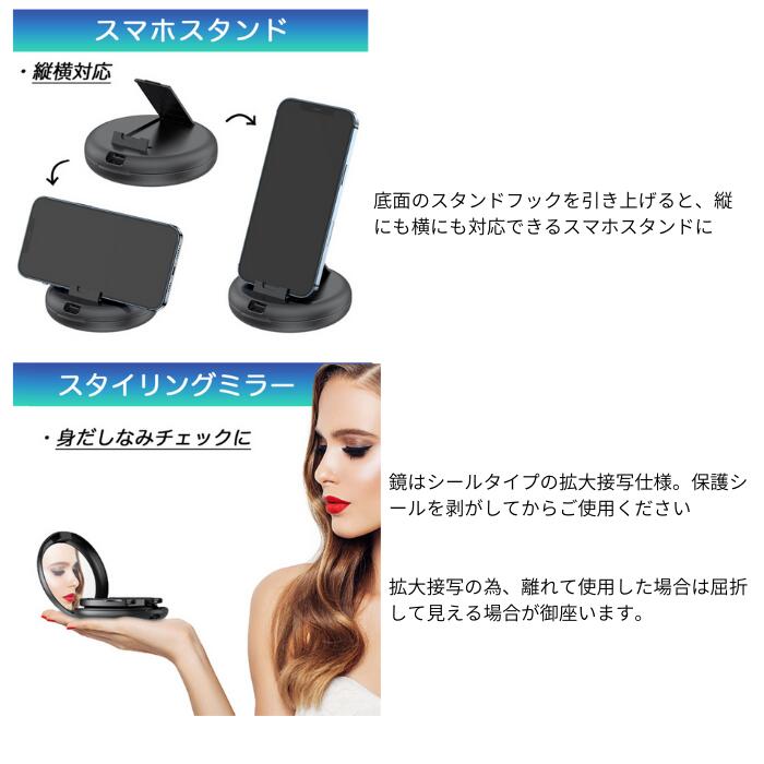 budi15wワイヤレス充電コンパクトキット小さな本体にPD65w対応90cmケーブル、15wワイヤレス充電、12種類の機能をフルに搭載!バッテリー非搭載持ち運びかんたんスタンド鏡拡大接写マグネットロック軽量コンパクトアダプターUSBCUSB-AmicroUSBLightning