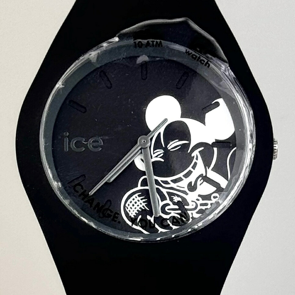 アイスウォッチ ICE WATCH 014768 ディズニー ディズニーコレクション ミッキーマウス クォーツ 黒 樹脂 メンズ レディース