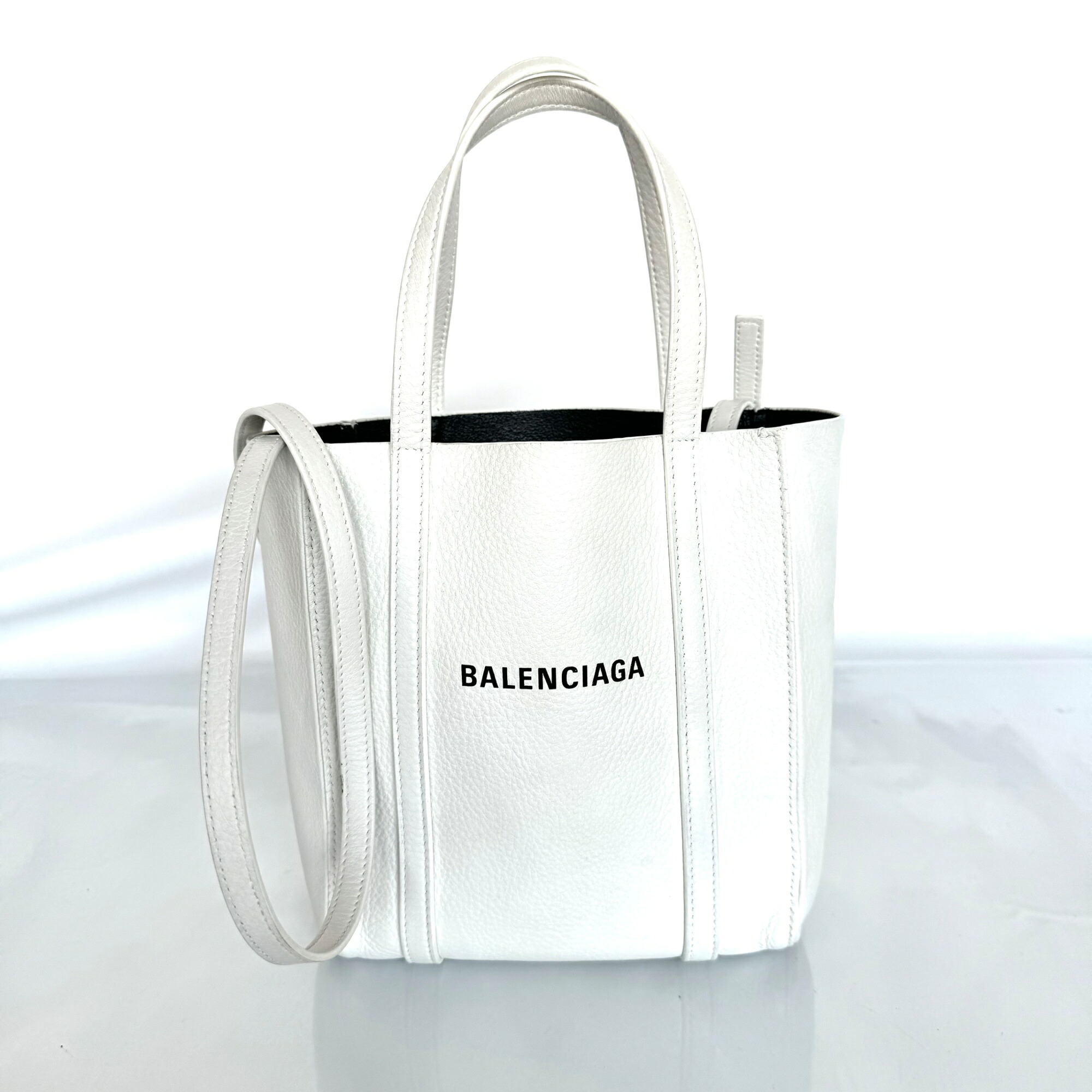バレンシアガ BALENCIAGA エブリデイトートバッグ XXS ホワイト