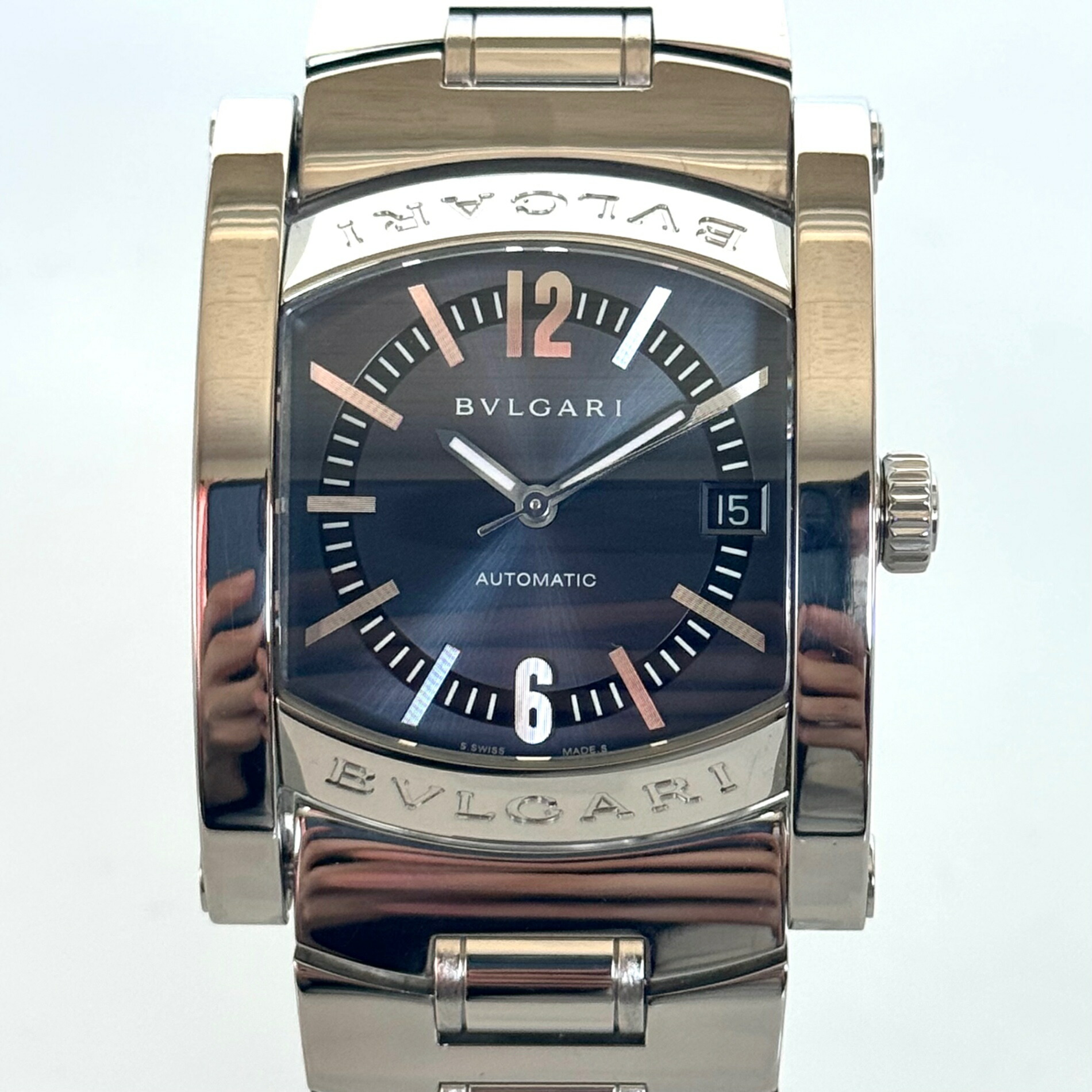 楽天市場】BVLGARI ブルガリ アショーマ デイト アイボリー文字