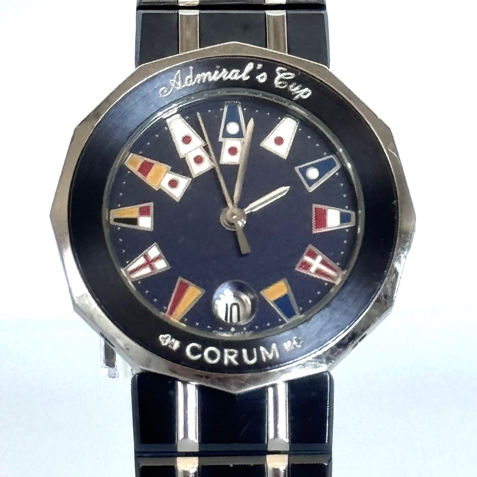 楽天市場】【ウォッチ】CORUM コルム アドミラルズカップ ガンブルー