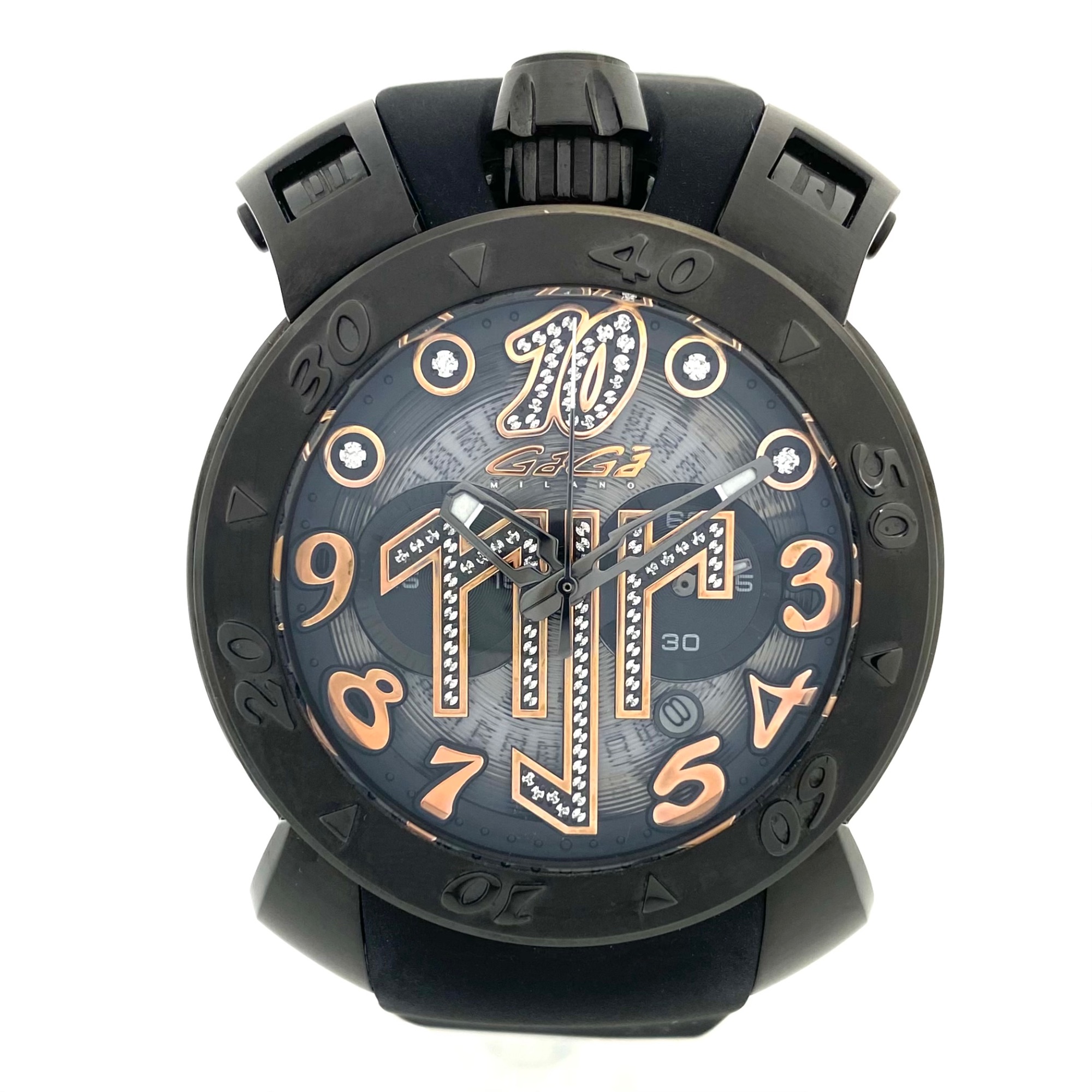 P 自動巻き ガガミラノ GAGAMILANO 時計 ウォッチ マヌアーレ GAGAMILANO ガガミラノ GaGa MILANO マヌアーレ48MM ユニ