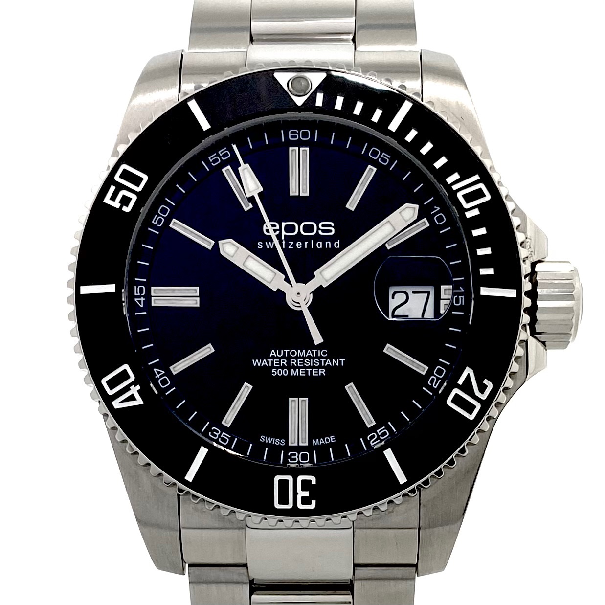 楽天市場】エポス EPOS 3365 ダイバーズ クロノグラフ デイデイト 自動