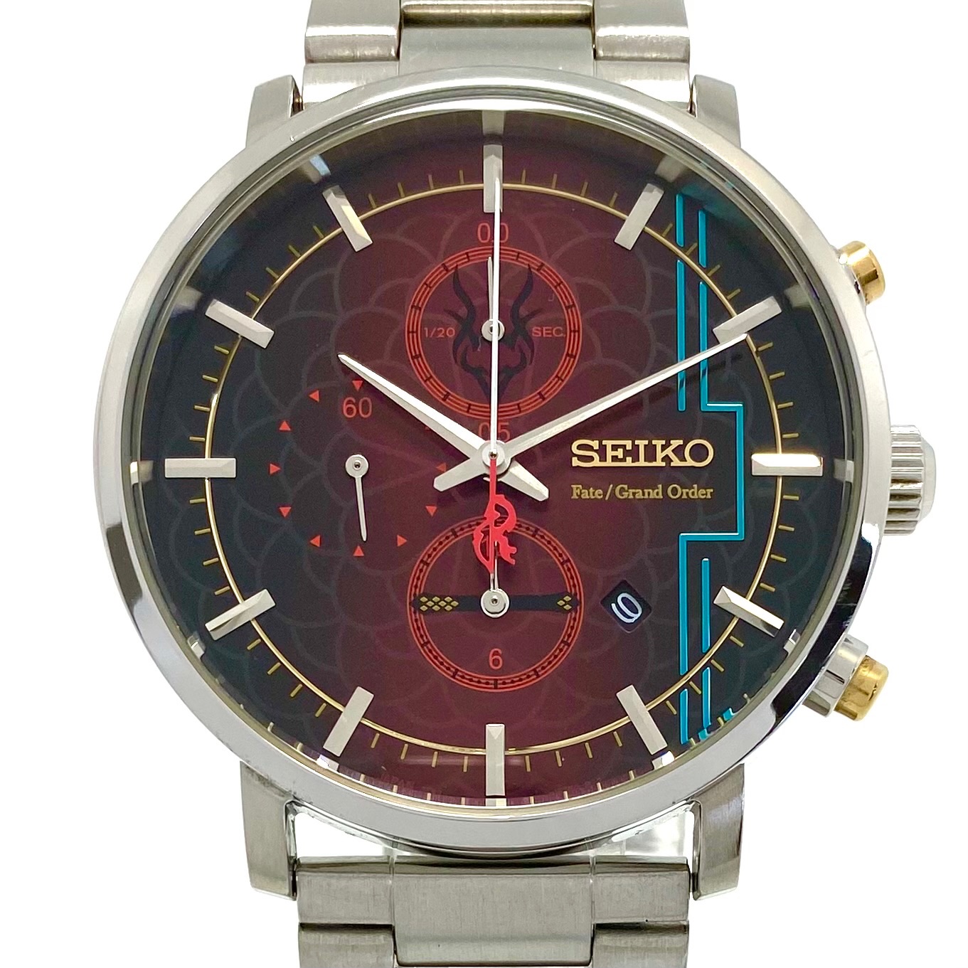 SEIKO × FGO アルトリア・キャスター モデルウォッチ　スタンド付属 FGO×SEIKOコラボ「アルトリア・キャスターモデル」登場 本体価格