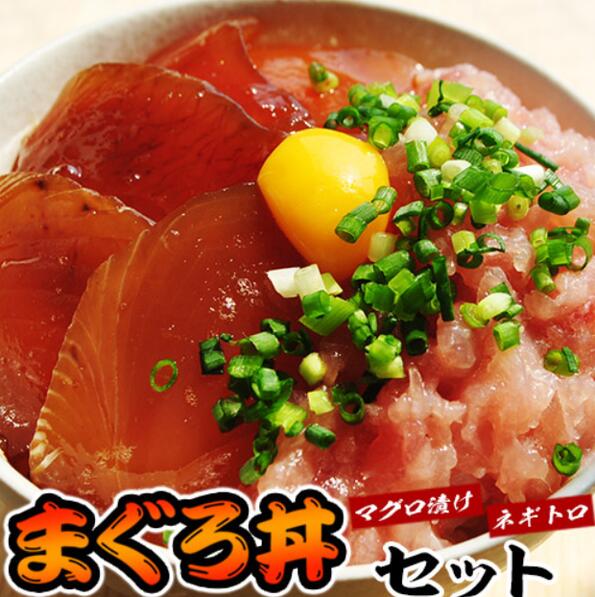 【本品P10倍＆クーポン最大2000円】201q02282 本格まぐろ丼 10食セット (鉄火丼×5袋、ネギトロ×5袋)　※冷凍 ごはん ランチ お手軽 魚　マグロ 【メーカー直送】【お買い物マラソン★買い回り】